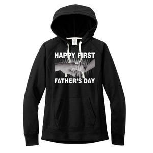 Happy First Father's Day Women's Fleece Hoodie