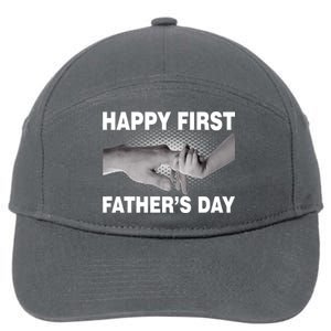 Happy First Father's Day 7-Panel Snapback Hat