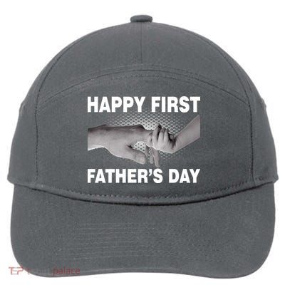 Happy First Father's Day 7-Panel Snapback Hat