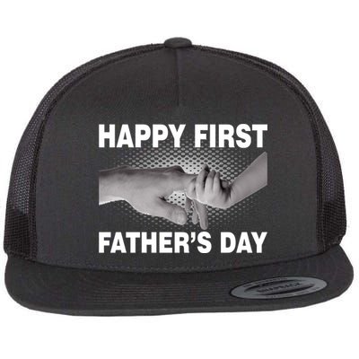 Happy First Father's Day Flatbill Hat