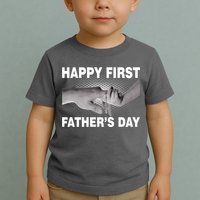Happy First Father's Day Toddler T-Shirt