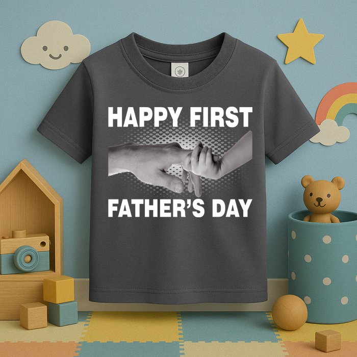 Happy First Father's Day Toddler T-Shirt