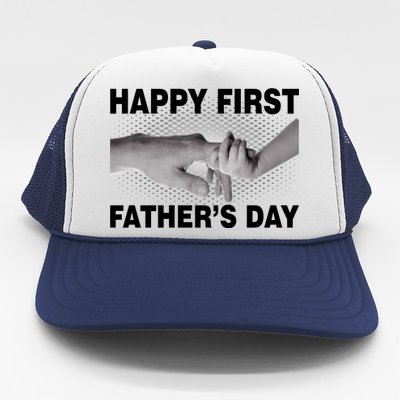 Happy First Father's Day Trucker Hat