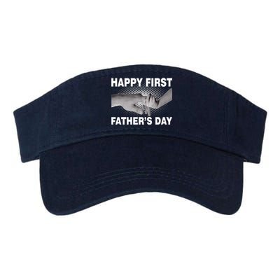 Happy First Father's Day Valucap Bio-Washed Visor