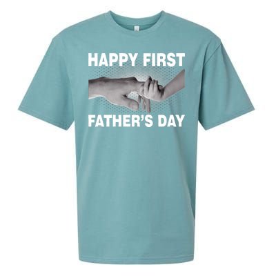 Happy First Father's Day Sueded Cloud Jersey T-Shirt