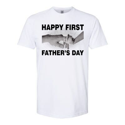 Happy First Father's Day Softstyle® CVC T-Shirt