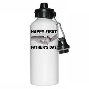 Happy First Father's Day Aluminum Water Bottle