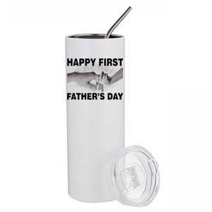 Happy First Father's Day Stainless Steel Tumbler