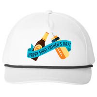 Happy First Father's Day Baby Bottle Snapback Five-Panel Rope Hat