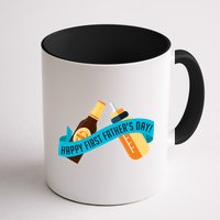 Happy First Father's Day Baby Bottle Mug