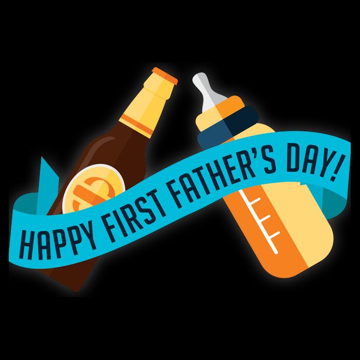 Happy First Father's Day Baby Bottle Mug