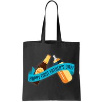 Happy First Father's Day Baby Bottle Tote Bag