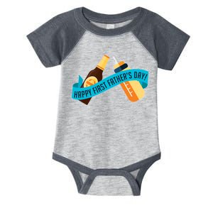 Happy First Father's Day Baby Bottle Infant Baby Jersey Bodysuit