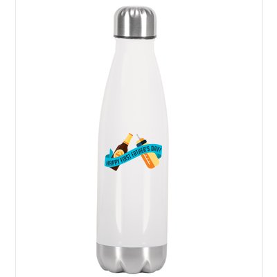 Happy First Father's Day Baby Bottle Stainless Steel Insulated Water Bottle