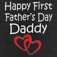 Happy First Father's Day Daddy 7 Panel Mesh Trucker Snapback Hat