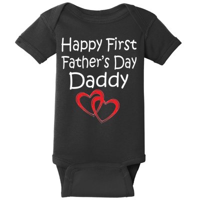 Happy First Father's Day Daddy Baby Bodysuit