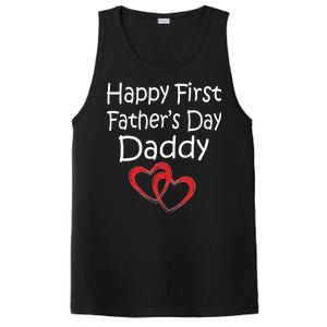 Happy First Father's Day Daddy PosiCharge Competitor Tank