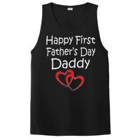 Happy First Father's Day Daddy PosiCharge Competitor Tank