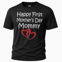 Happy First Mother's Day Mommy Cooling Performance Crew T-Shirt