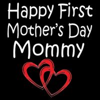 Happy First Mother's Day Mommy Cooling Performance Crew T-Shirt