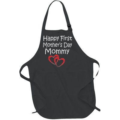 Happy First Mother's Day Mommy Full-Length Apron With Pockets