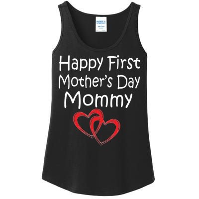 Happy First Mother's Day Mommy Ladies Essential Tank