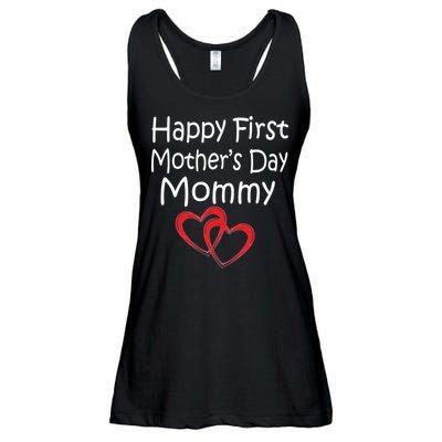 Happy First Mother's Day Mommy Ladies Essential Flowy Tank