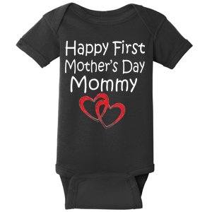 Happy First Mother's Day Mommy Baby Bodysuit