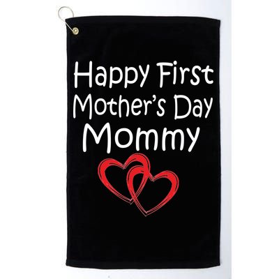 Happy First Mother's Day Mommy Golf Towel