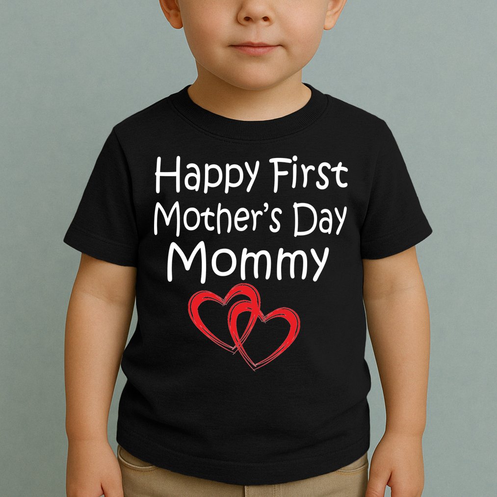 Happy First Mother's Day Mommy Toddler T-Shirt