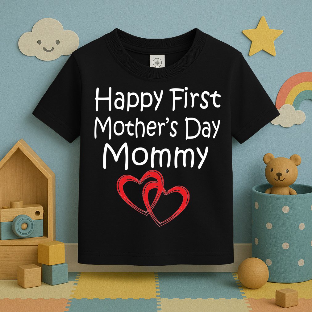 Happy First Mother's Day Mommy Toddler T-Shirt