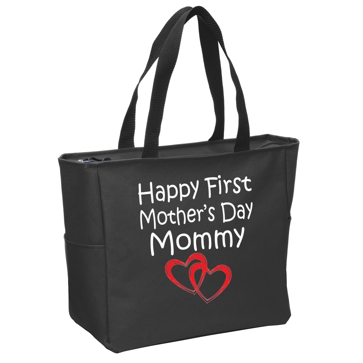 Happy First Mother's Day Mommy Zip Tote Bag