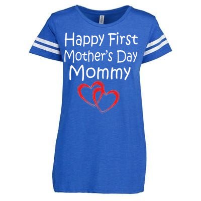 Happy First Mother's Day Mommy Enza Ladies Jersey Football T-Shirt