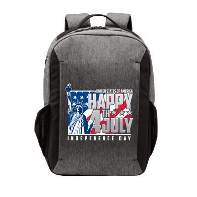 Happy Fourth of July Independence Day Statue of Liberty USA Flag Vector Backpack