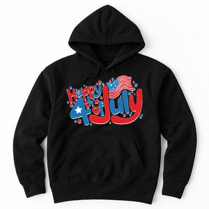 Happy Fourth Of July Red White And Blue Hoodie