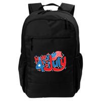 Happy Fourth Of July Red White And Blue Backpack