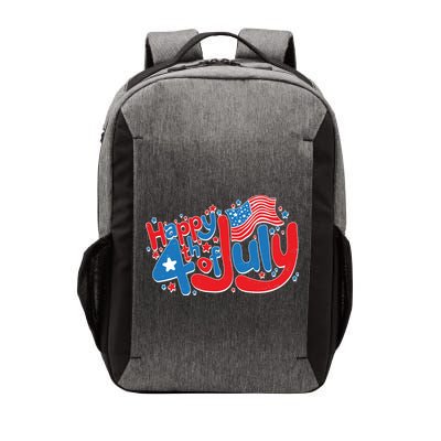 Happy Fourth Of July Red White And Blue Vector Backpack