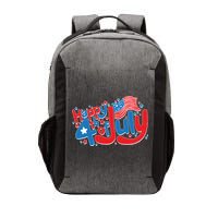 Happy Fourth Of July Red White And Blue Vector Backpack