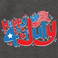 Happy Fourth Of July Red White And Blue Vector Backpack