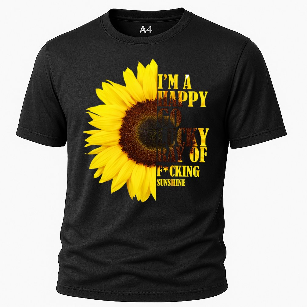 Happy Go Lucky Ray Of Sunshine Cooling Performance Crew T-Shirt