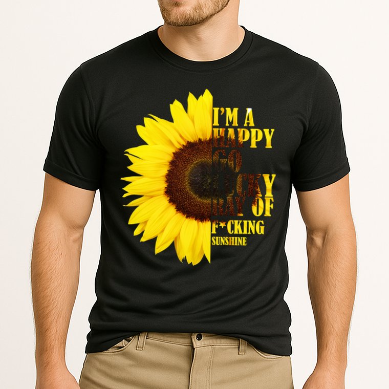 Happy Go Lucky Ray Of Sunshine Cooling Performance Crew T-Shirt