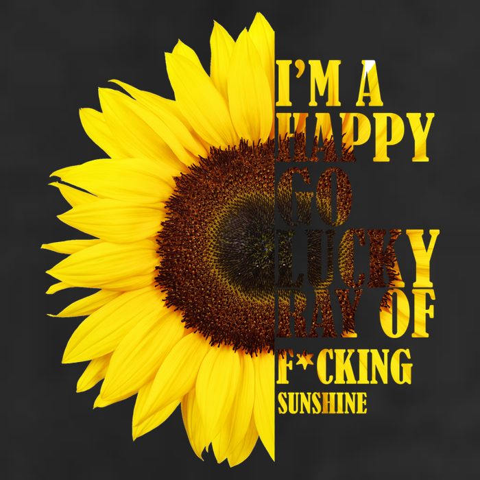 Happy Go Lucky Ray Of Sunshine Trucker Hat