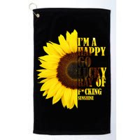 Happy Go Lucky Ray Of Sunshine Golf Towel
