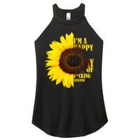 Happy Go Lucky Ray Of Sunshine Women's Perfect Tri Rocker Tank