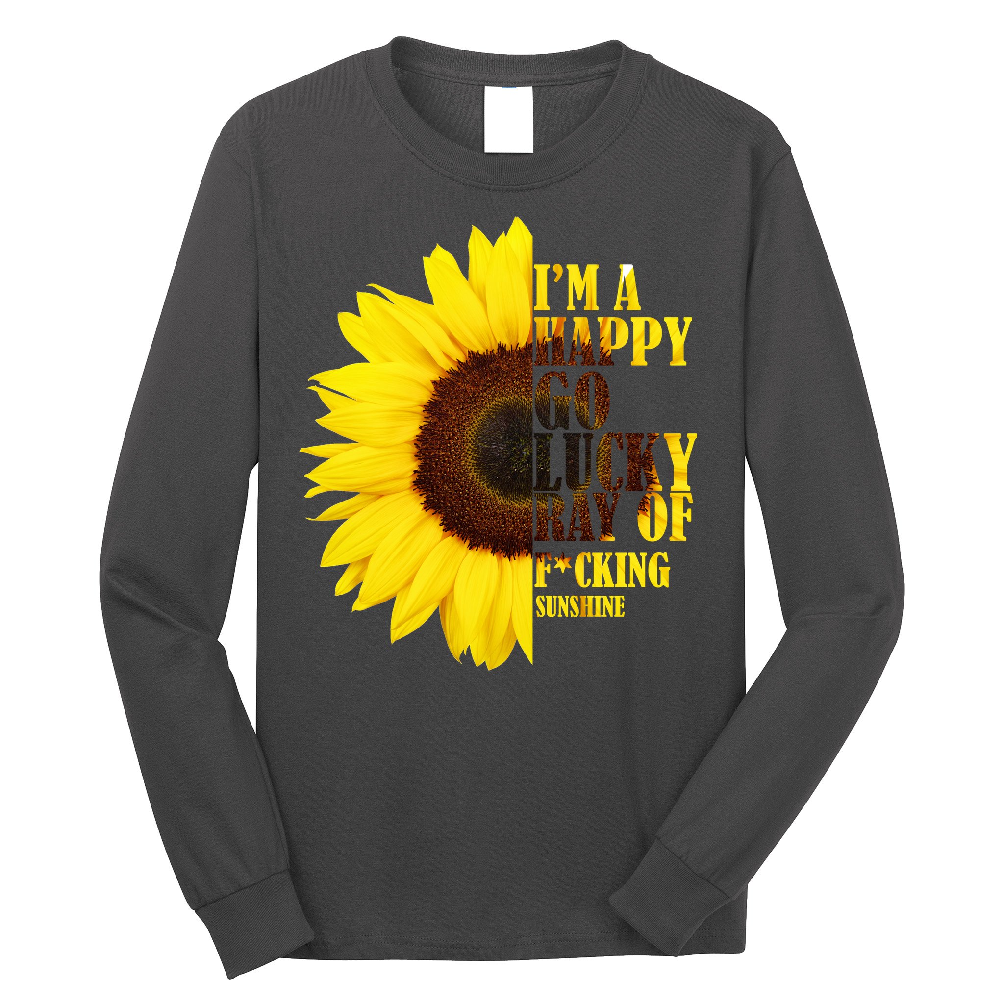 Happy Go Lucky Ray Of Sunshine Long Sleeve Shirt