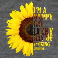 Happy Go Lucky Ray Of Sunshine Zip Tote Bag