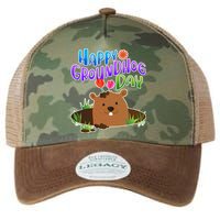 Happy Groundhog Day Legacy Tie Dye Trucker Hat