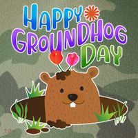Happy Groundhog Day Legacy Tie Dye Trucker Hat