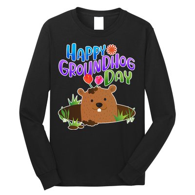 Happy Groundhog Day Long Sleeve Shirt