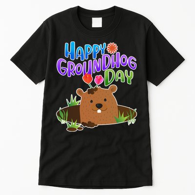 Happy Groundhog Day Tall T-Shirt